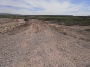 Crow Canyon B check structure constructed by EBID on Garfield Lateral for irrigation, April 2018