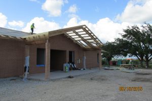 Construction of the new Amistad Field Office administration building in 2015