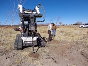 Pole planting, February 2013